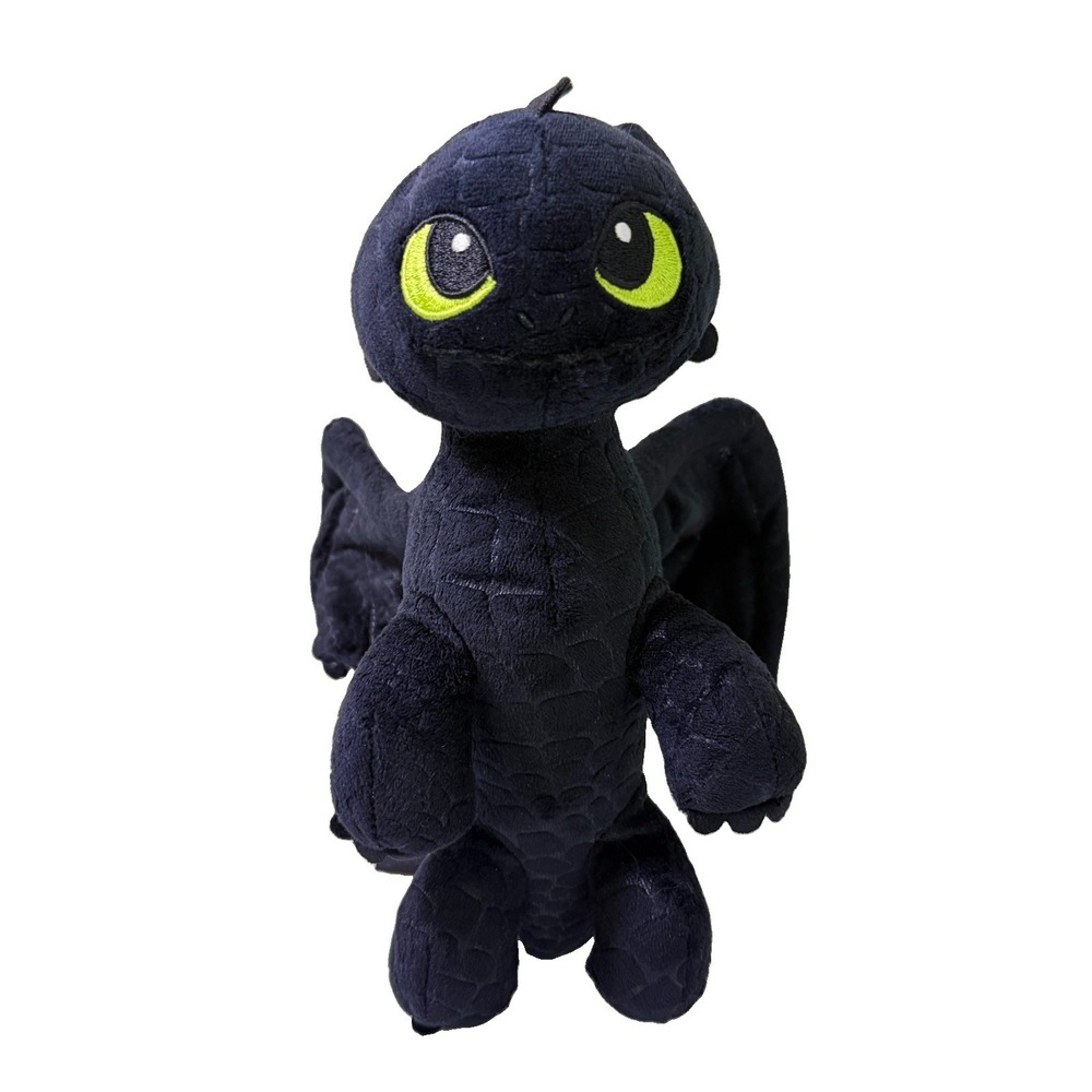 Toothless Dragon Plush Black Stuffed Animal 12" How To Train Your Dragon Toy